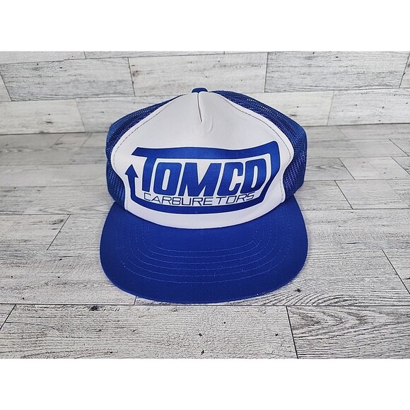 Vintage Tomco Carburetors Snapback Trucker Hat Cap - Picture 1 of 8